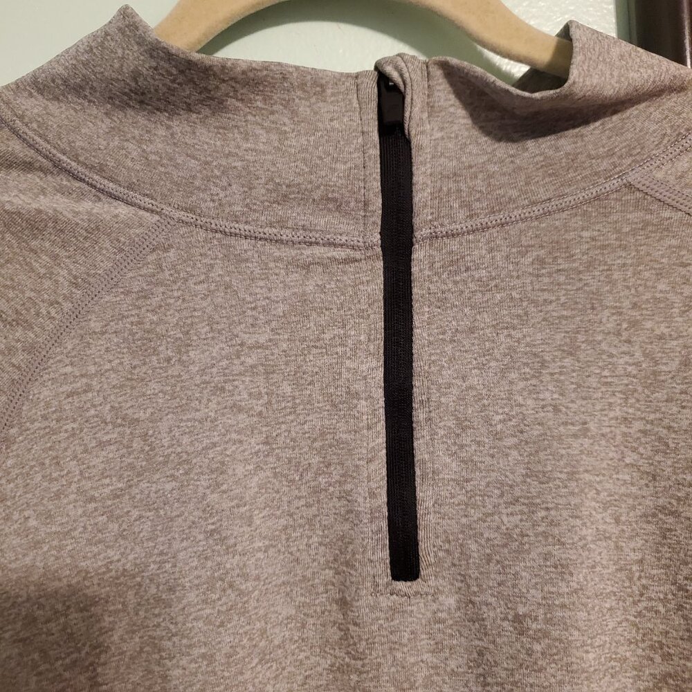 Fabletics Gray The Training Day Quarter Zip Long … - image 8